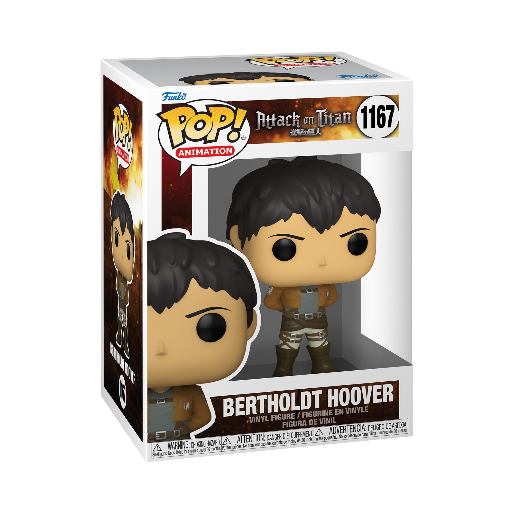 Funko Pop! Animation Attack On Titan - Bertholdt Hoover - Figura de Vinilo Coleccionable 9,5 cm - Juguete de Anime y Regalo para Fans y Coleccionistas Funko Pop! Animation Attack On Titan - Bertholdt Hoover - Figura de Vinilo Coleccionable 9,5 cm - Juguete de Anime y Regalo para Fans y Coleccionistas